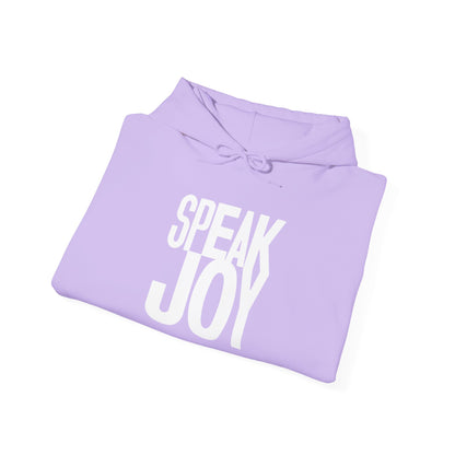 Speak Joy   White Hooded