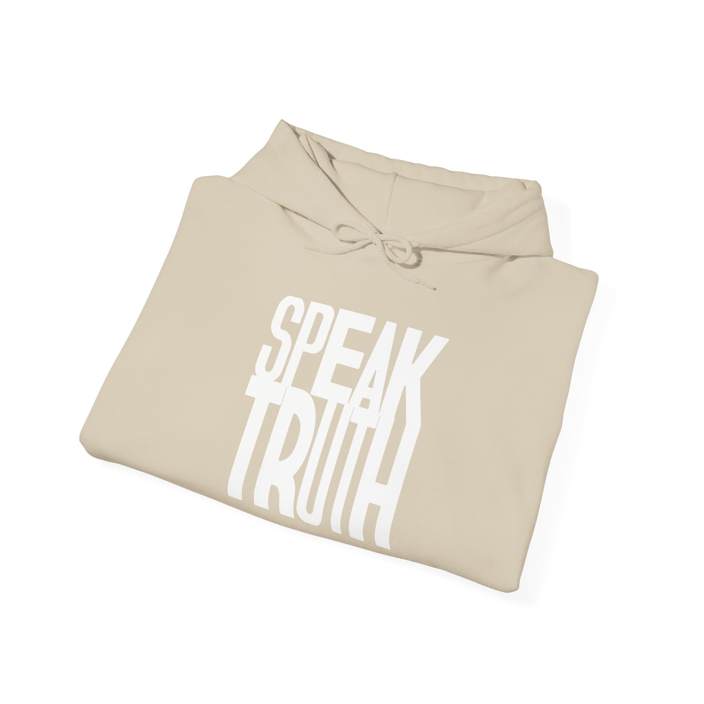 Speak Truth white letters™ Hooded Sweatshirt