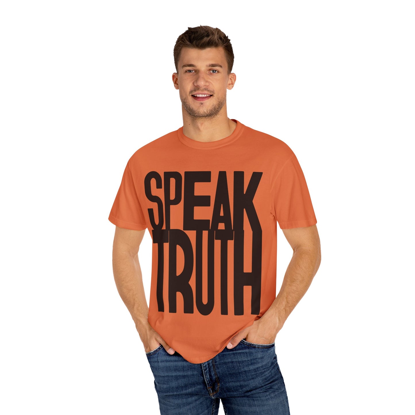 Speak Truth t-shirt black letter- You Are What You Speak