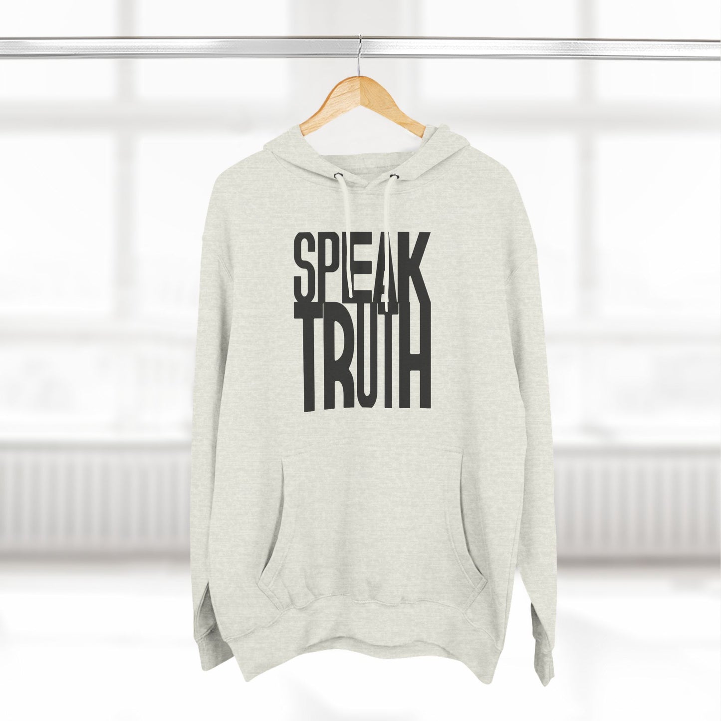 Fleece Hoodie - 'You are what you SPEAK'