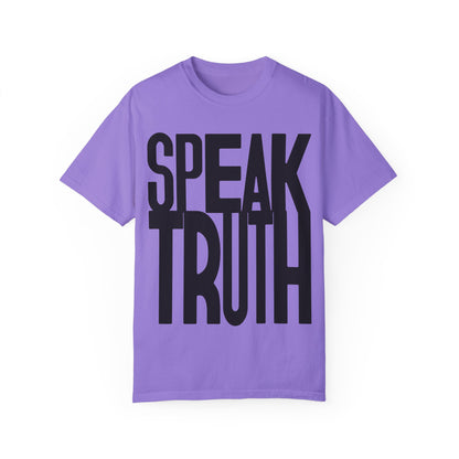 Speak Truth t-shirt black letter- You Are What You Speak