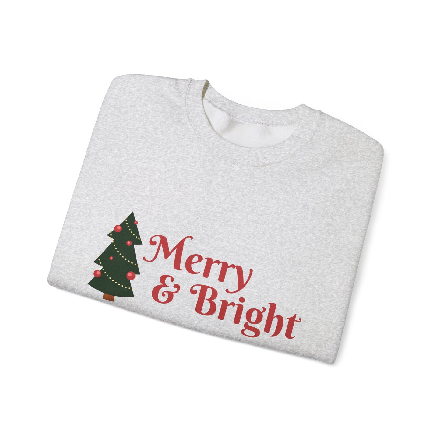 Christmas Sweatshirt Merry & Bright Unisex