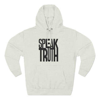 Fleece Hoodie - 'You are what you SPEAK'