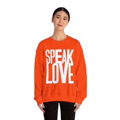 Crewneck Sweatshirt 'Speak Love'