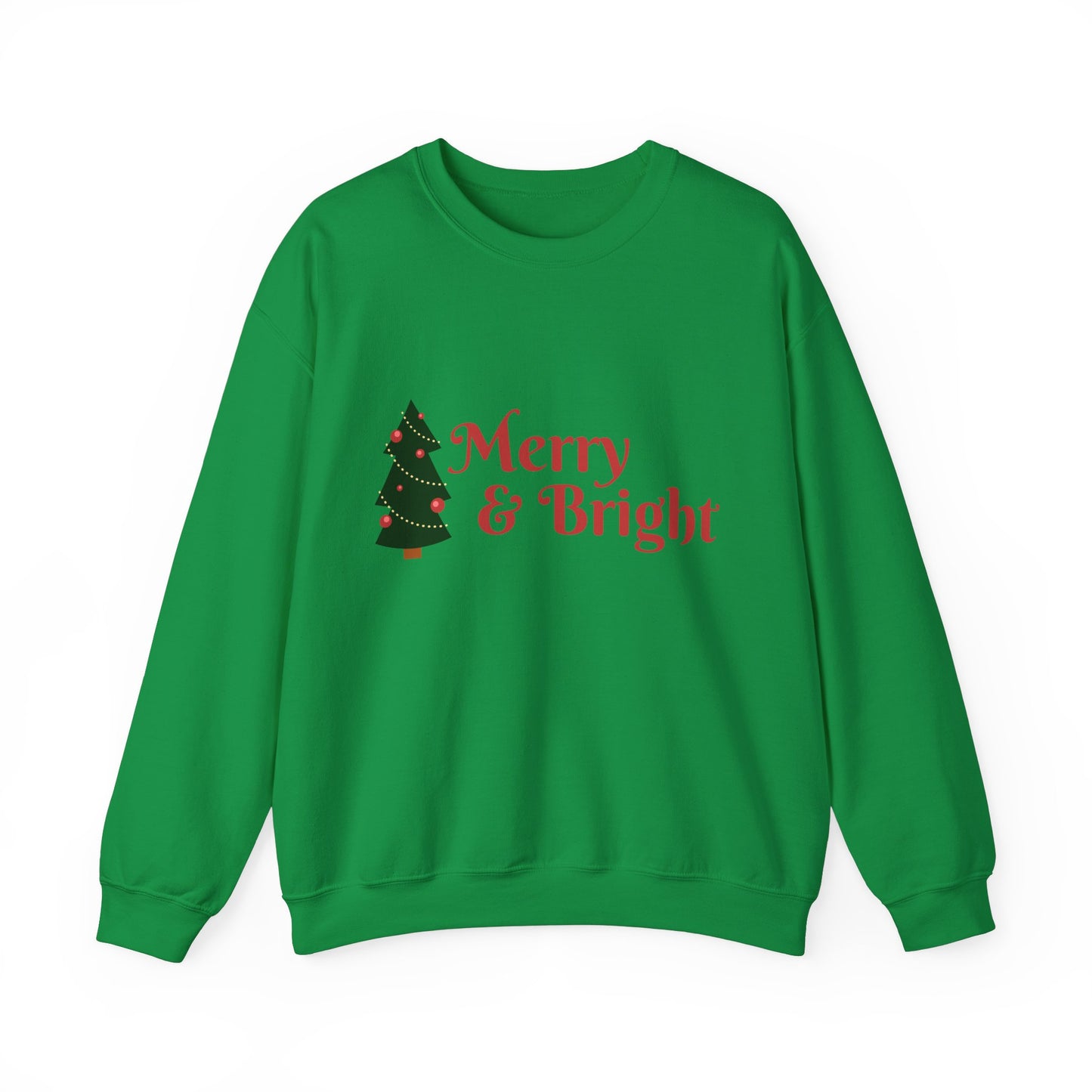 Christmas Sweatshirt Merry & Bright Unisex