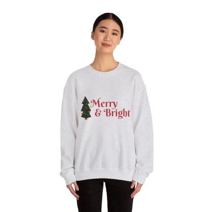 Christmas Sweatshirt Merry & Bright Unisex