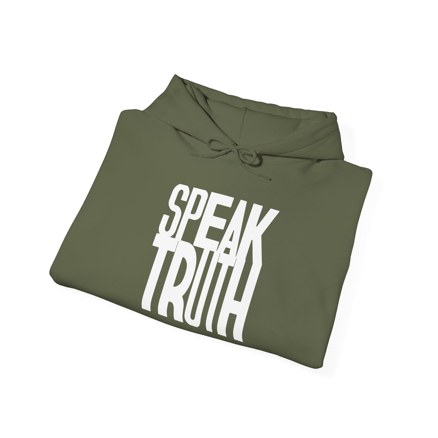 Speak Truth white letters™ Hooded Sweatshirt