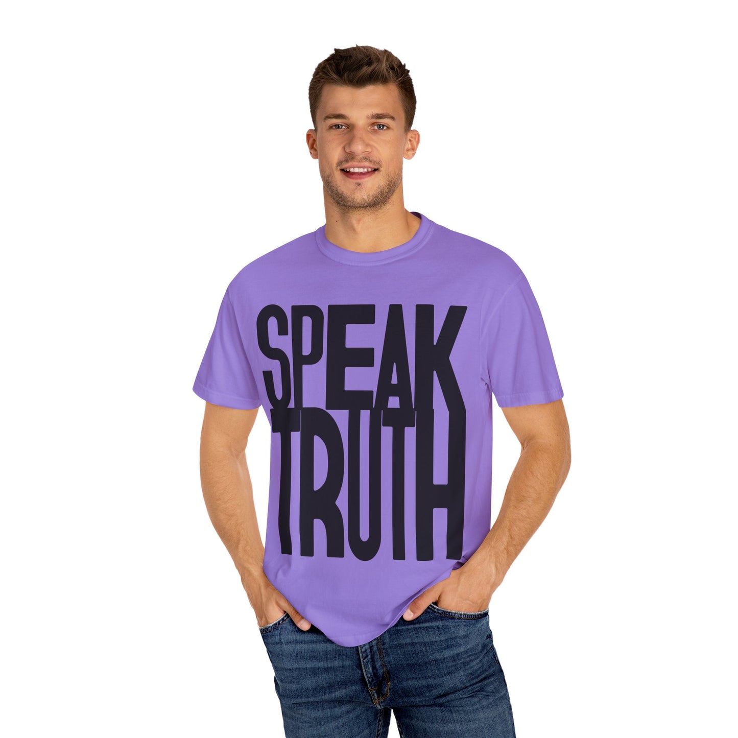 Speak Truth t-shirt black letter- You Are What You Speak