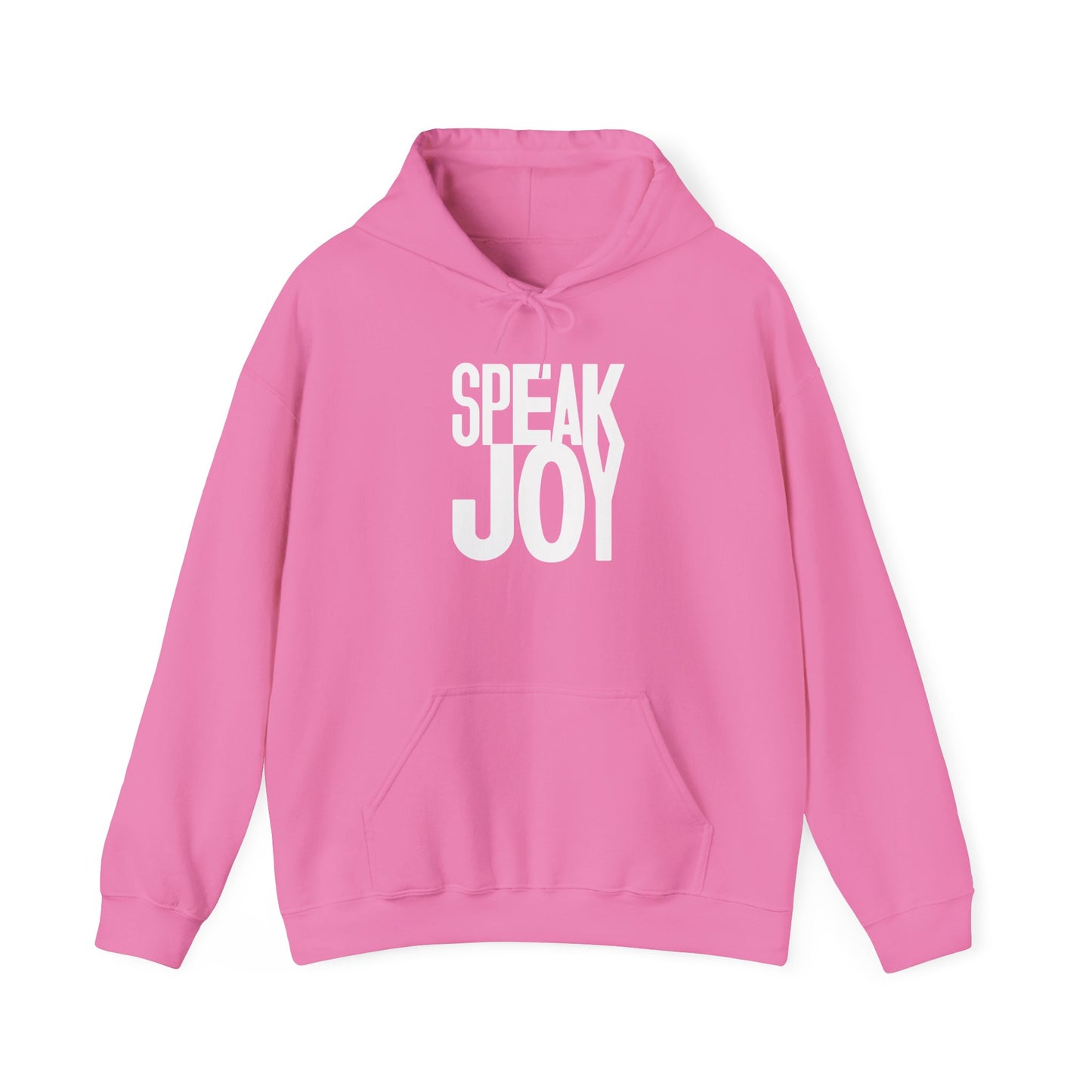 Speak Joy   White Hooded