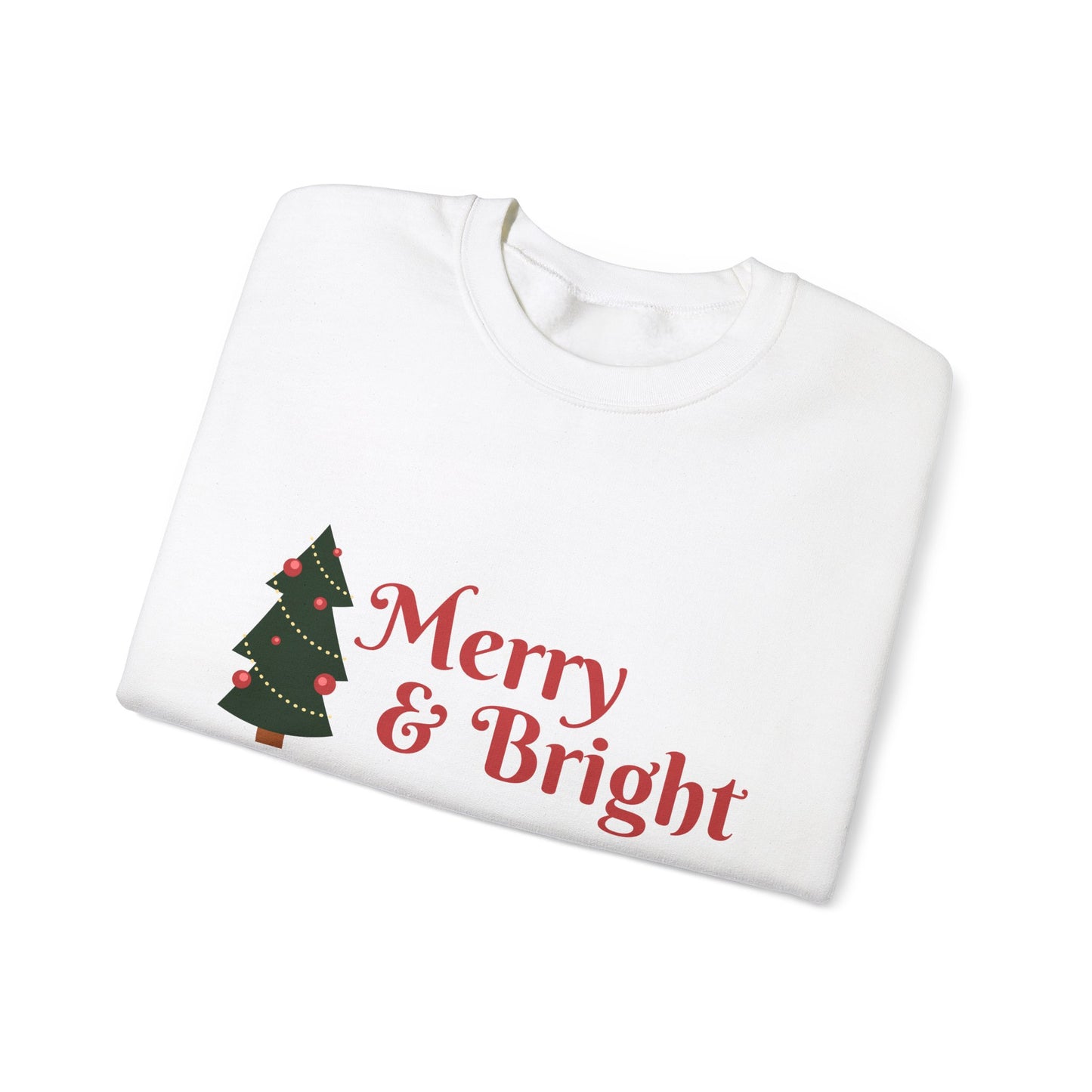 Christmas Sweatshirt Merry & Bright Unisex