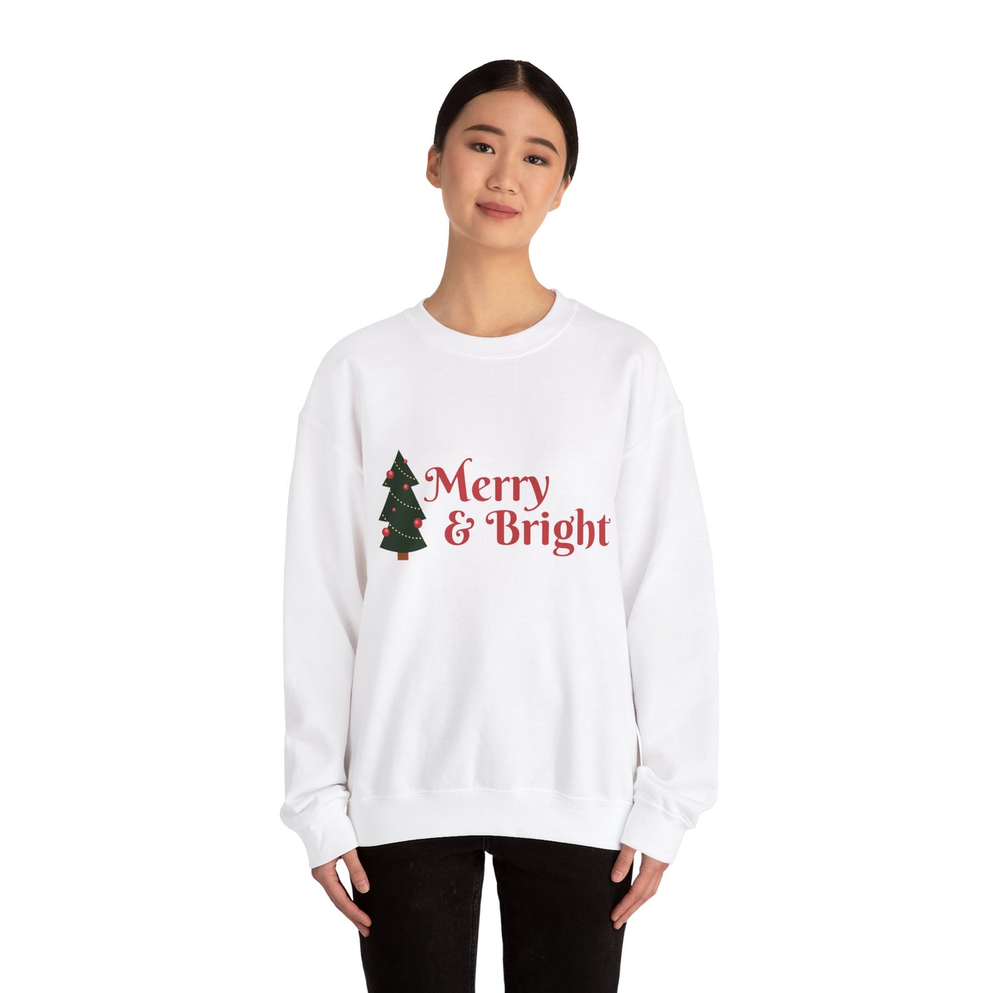 Christmas Sweatshirt Merry & Bright Unisex