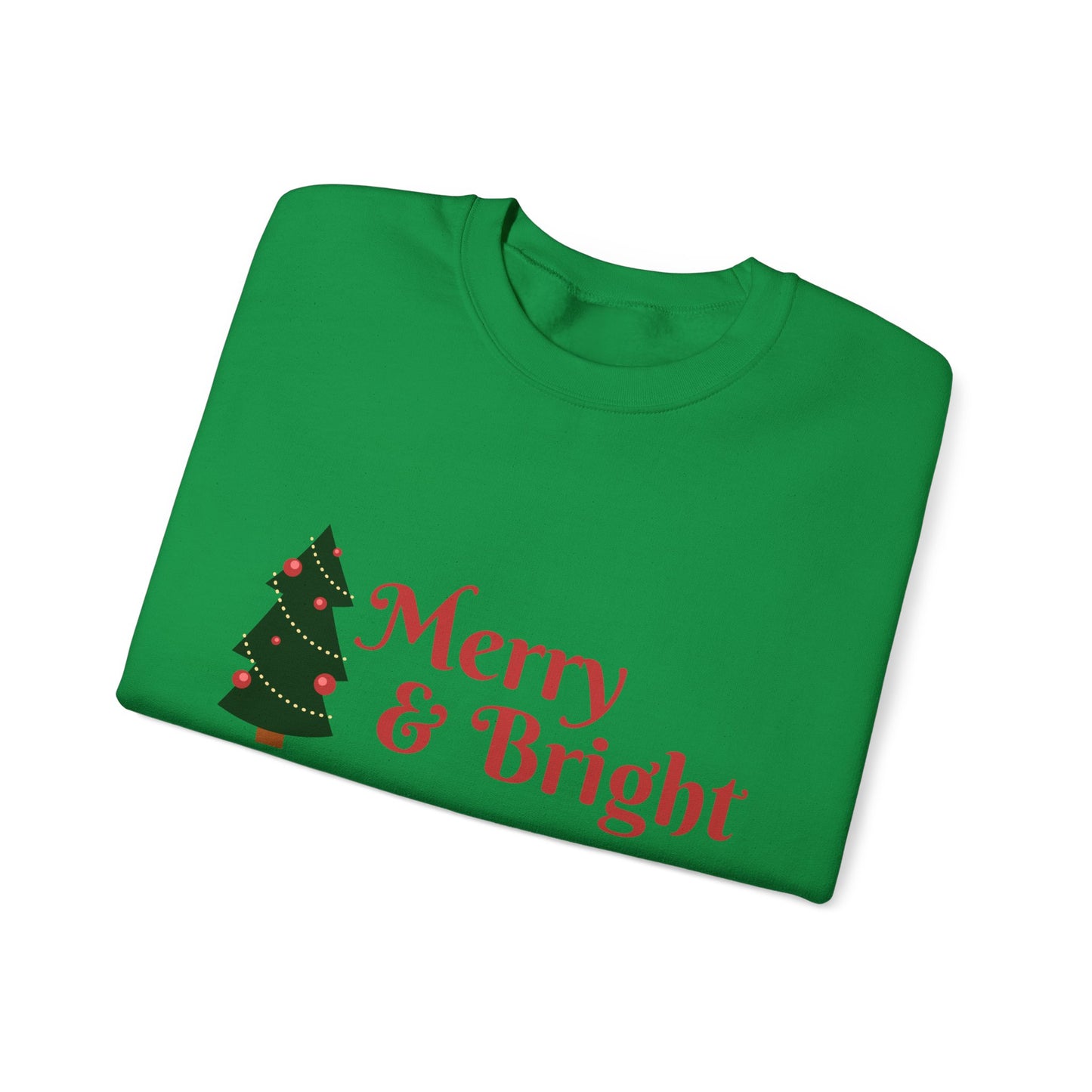 Christmas Sweatshirt Merry & Bright Unisex