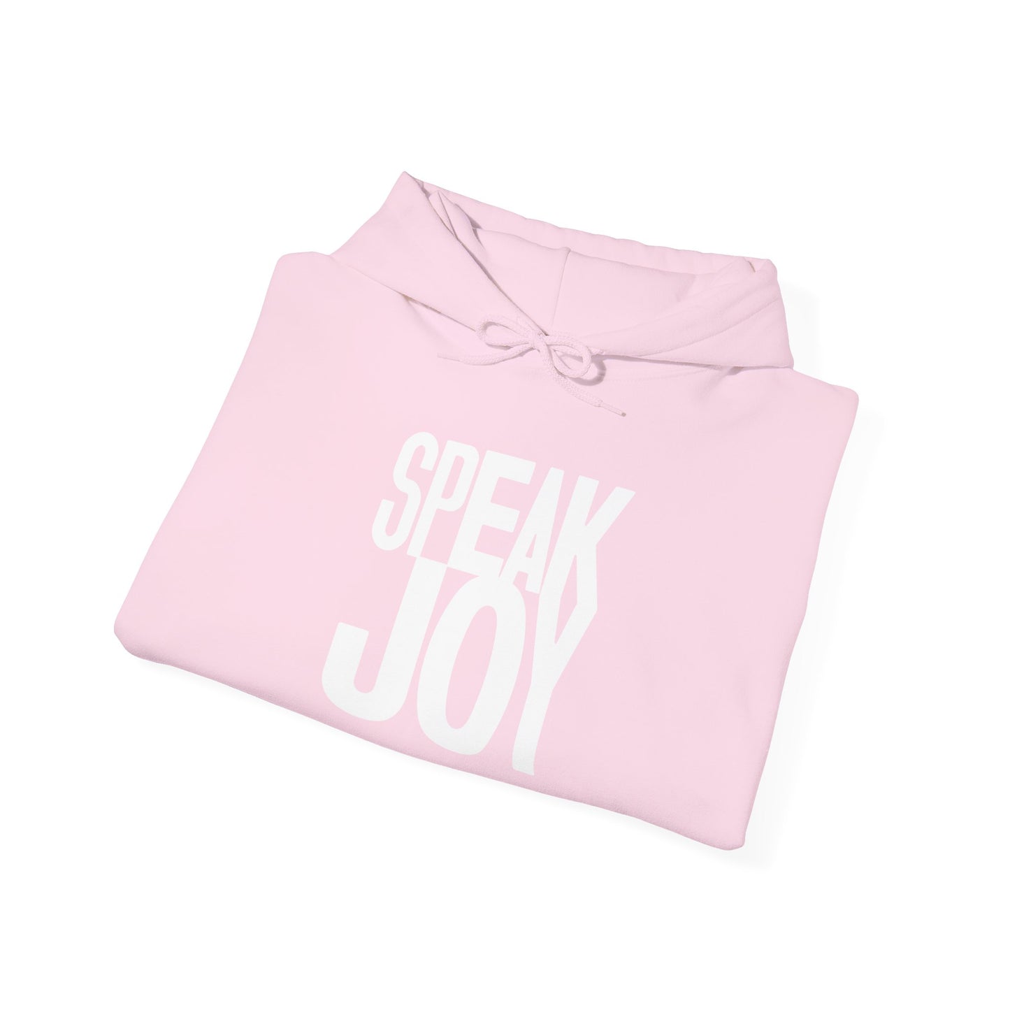 Speak Joy   White Hooded