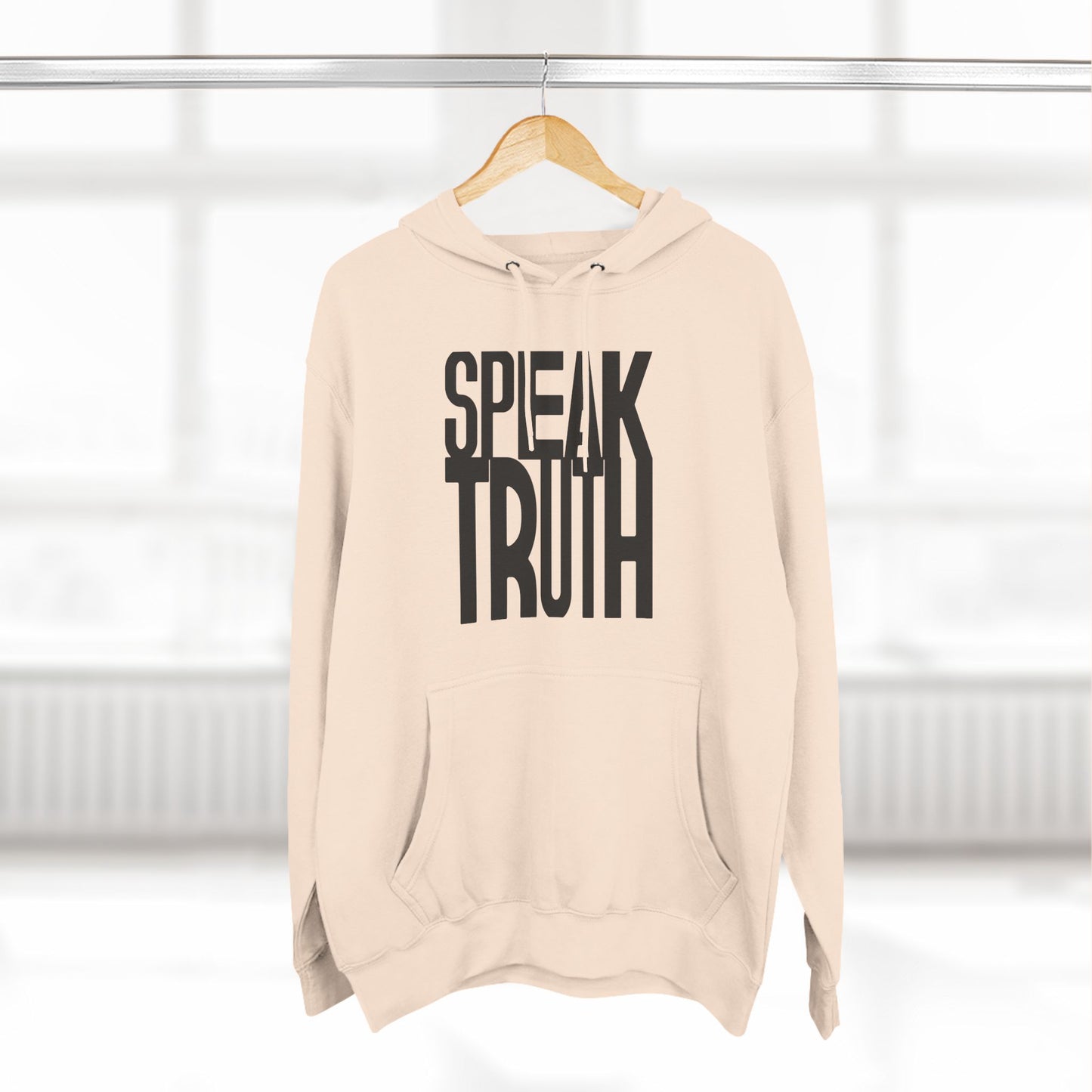 Fleece Hoodie - 'You are what you SPEAK'