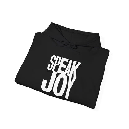 Speak Joy   White Hooded