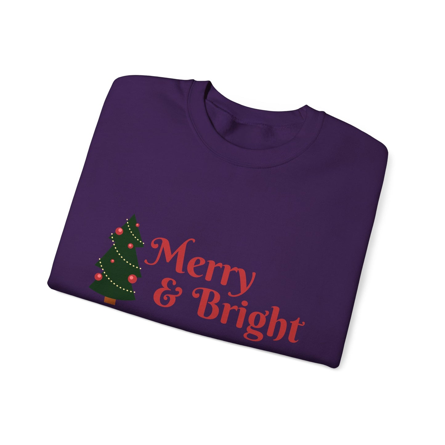 Christmas Sweatshirt Merry & Bright Unisex