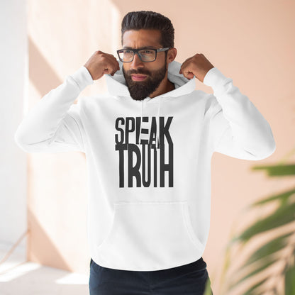 Fleece Hoodie - 'You are what you SPEAK'