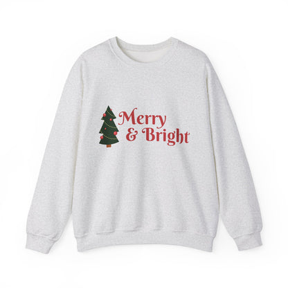 Christmas Sweatshirt Merry & Bright Unisex