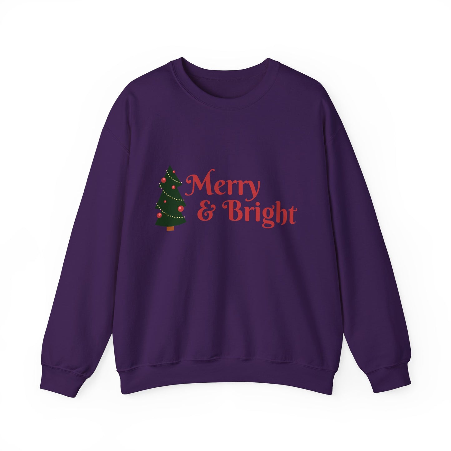 Christmas Sweatshirt Merry & Bright Unisex