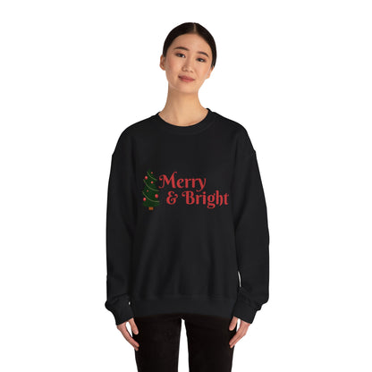 Christmas Sweatshirt Merry & Bright Unisex