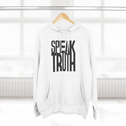 Fleece Hoodie - 'You are what you SPEAK'