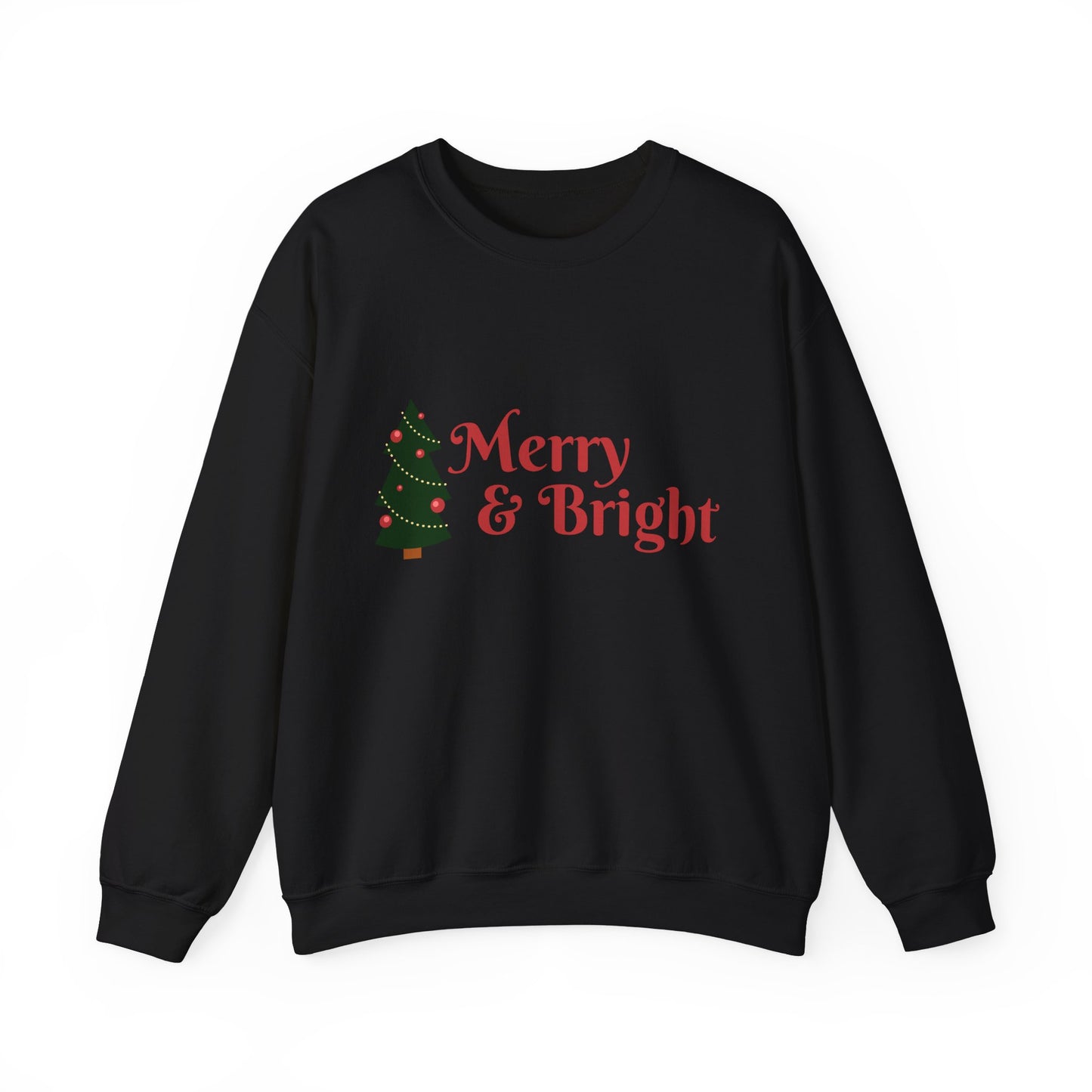 Christmas Sweatshirt Merry & Bright Unisex