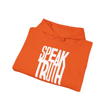 Speak Truth white letters™ Hooded Sweatshirt