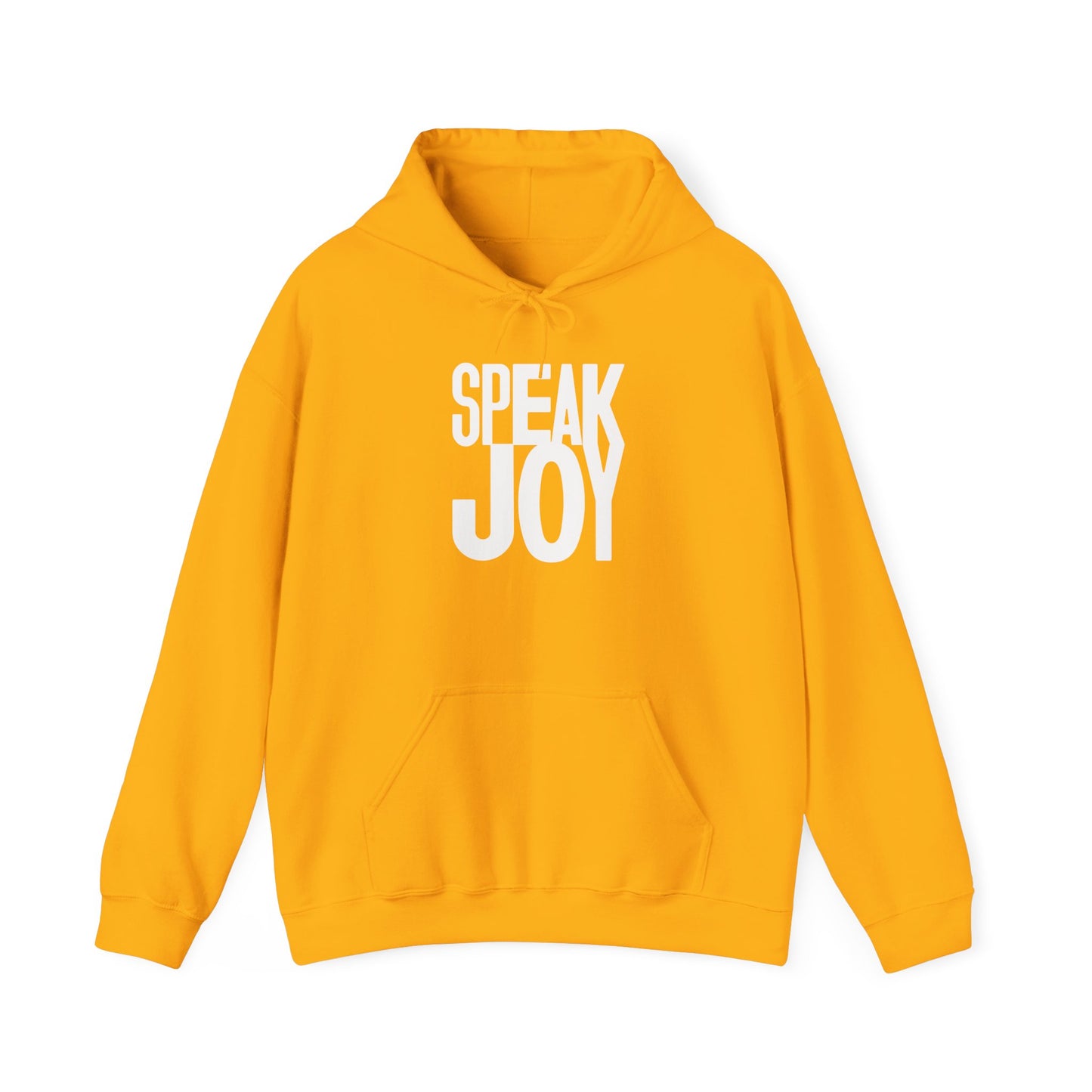 Speak Joy   White Hooded